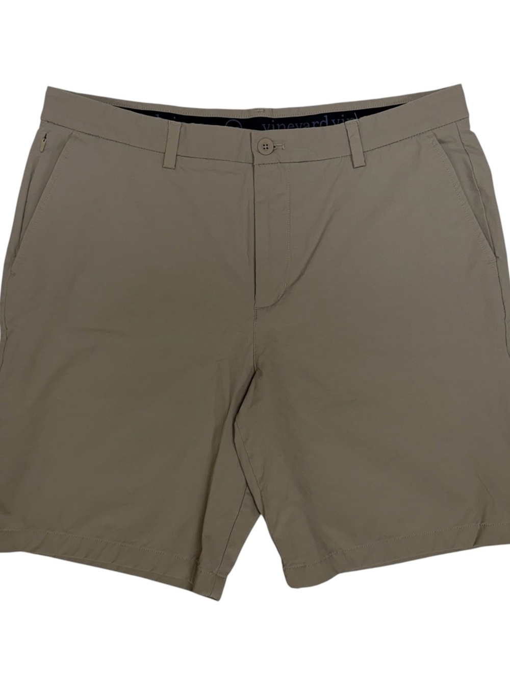Vineyard Vines Shorts Mens 36 Beige On The Go OTG Performance Chino Golf Casual